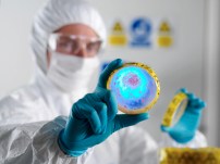 Research Scientist in Laboratory --- Image by © Andrew Brookes/Corbis